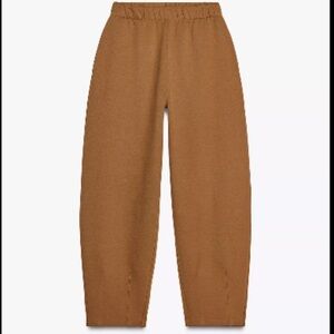 Zara Rust Ballon/Cocoon Pants